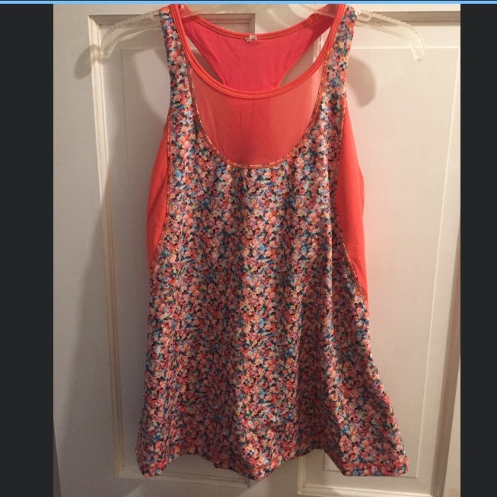 Lululemon floral tank